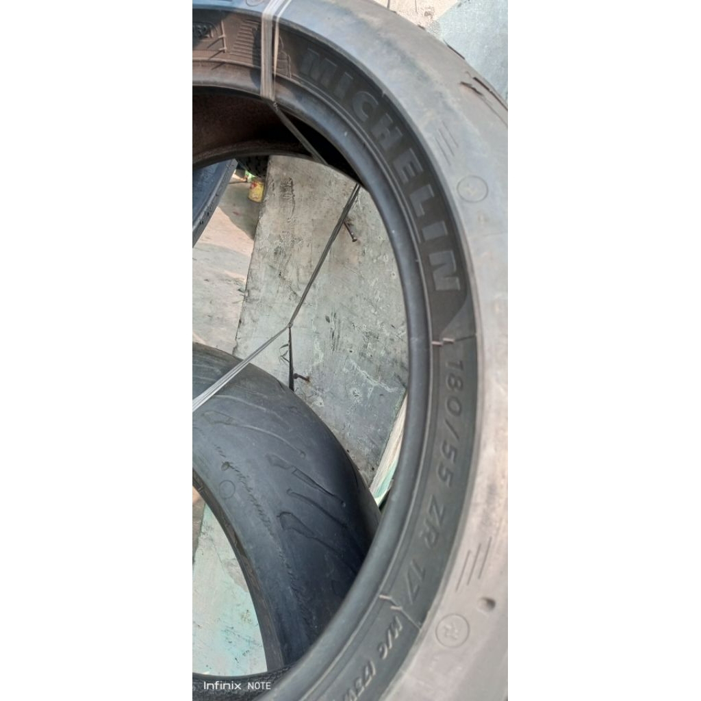 ban moge merk Michelin road 5tech ukuran 180/55 ring 17