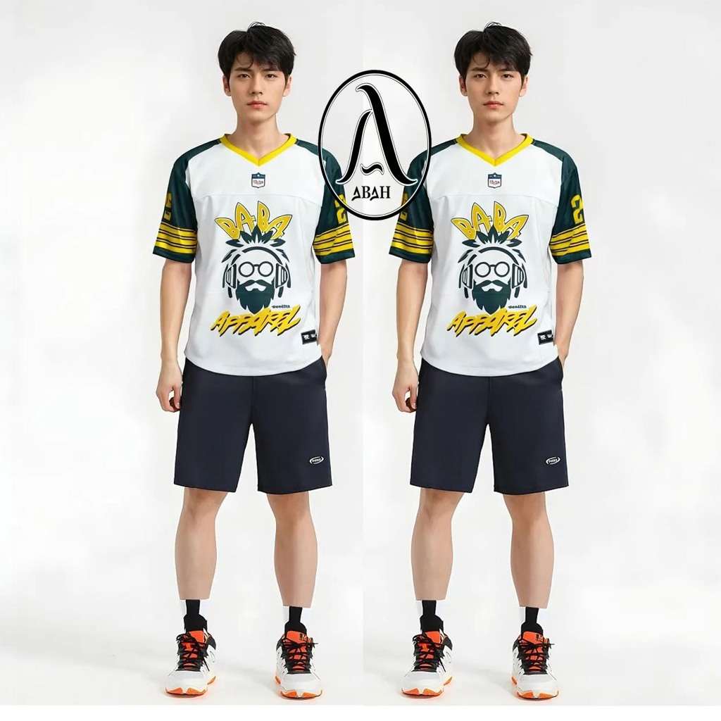 Baju Jersey Baba 25 / Jersey Street wear / Oversize / Retro / Jersey Hockey / Jersey Rugby