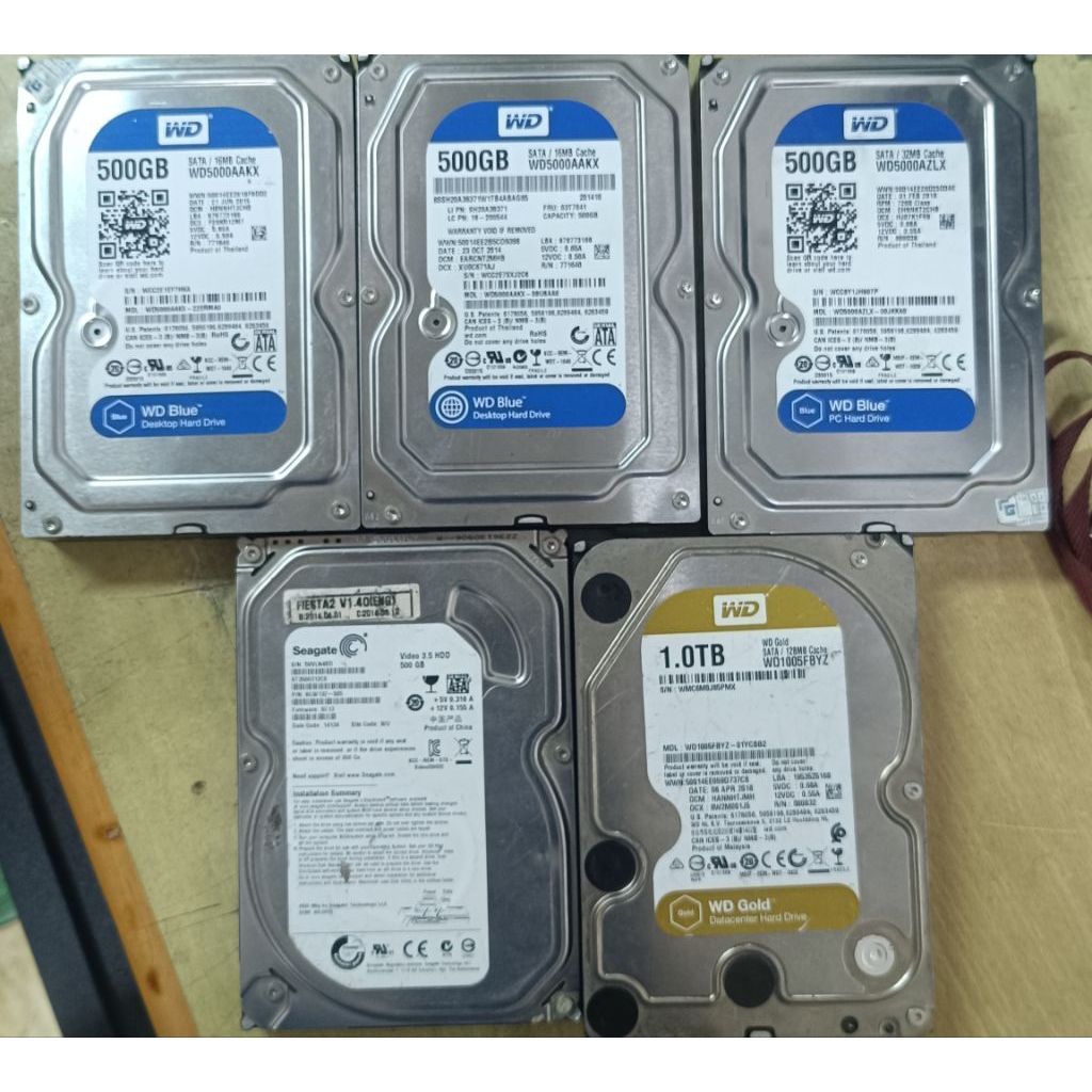 SSD SECOND 3 buah 1 TB 2 BUAH dan 2 TB 1 BUAH