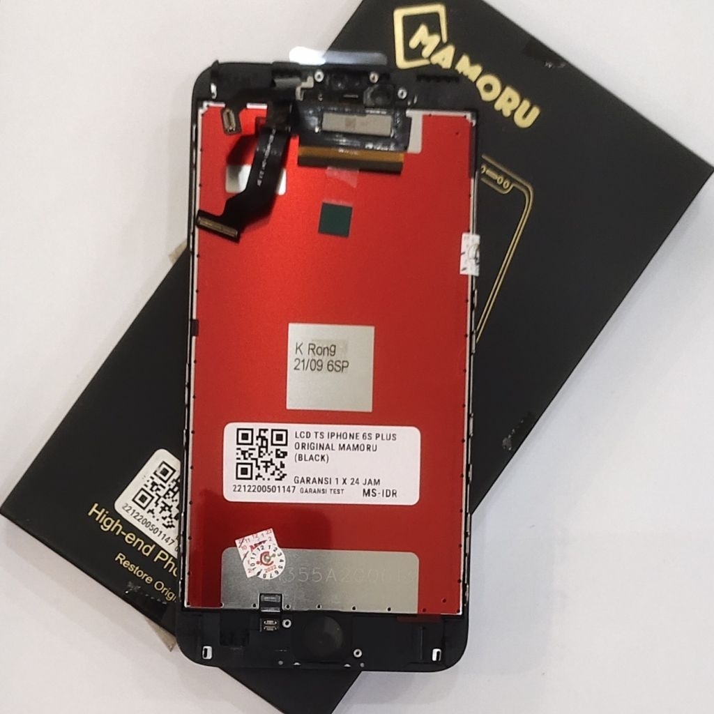 LCD TS IPHONE 6S+ / LCD IPHONE 6S PLUS BLACK ORIGINAL OLED MERK MAMORU