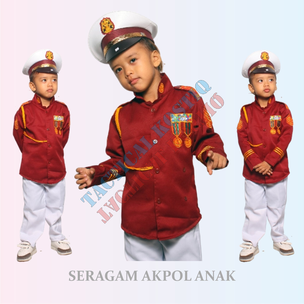 Baju Profesi Anak Akpol - Kostum Akpol Anak Cilik