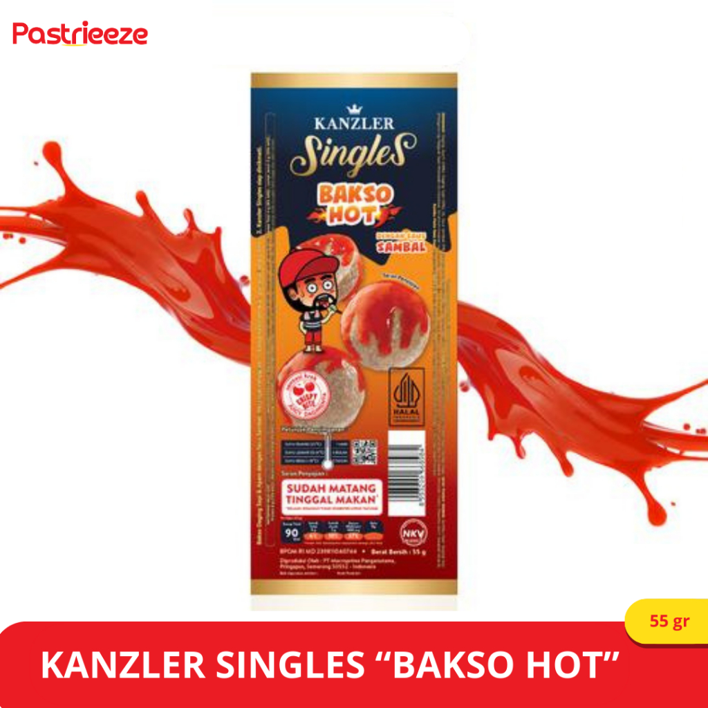 

KANZLER SINGLES BAKSO HOT - 55 gr