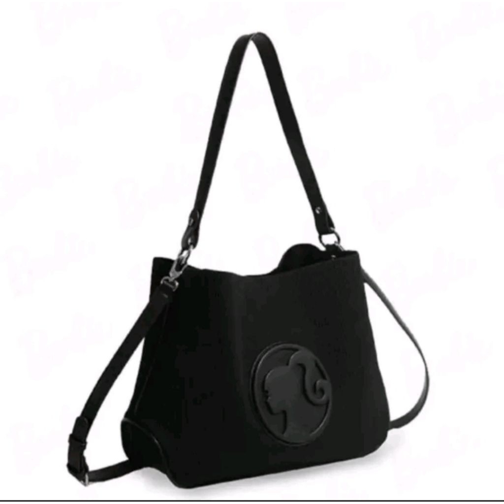 tas barbie kuncir hitam