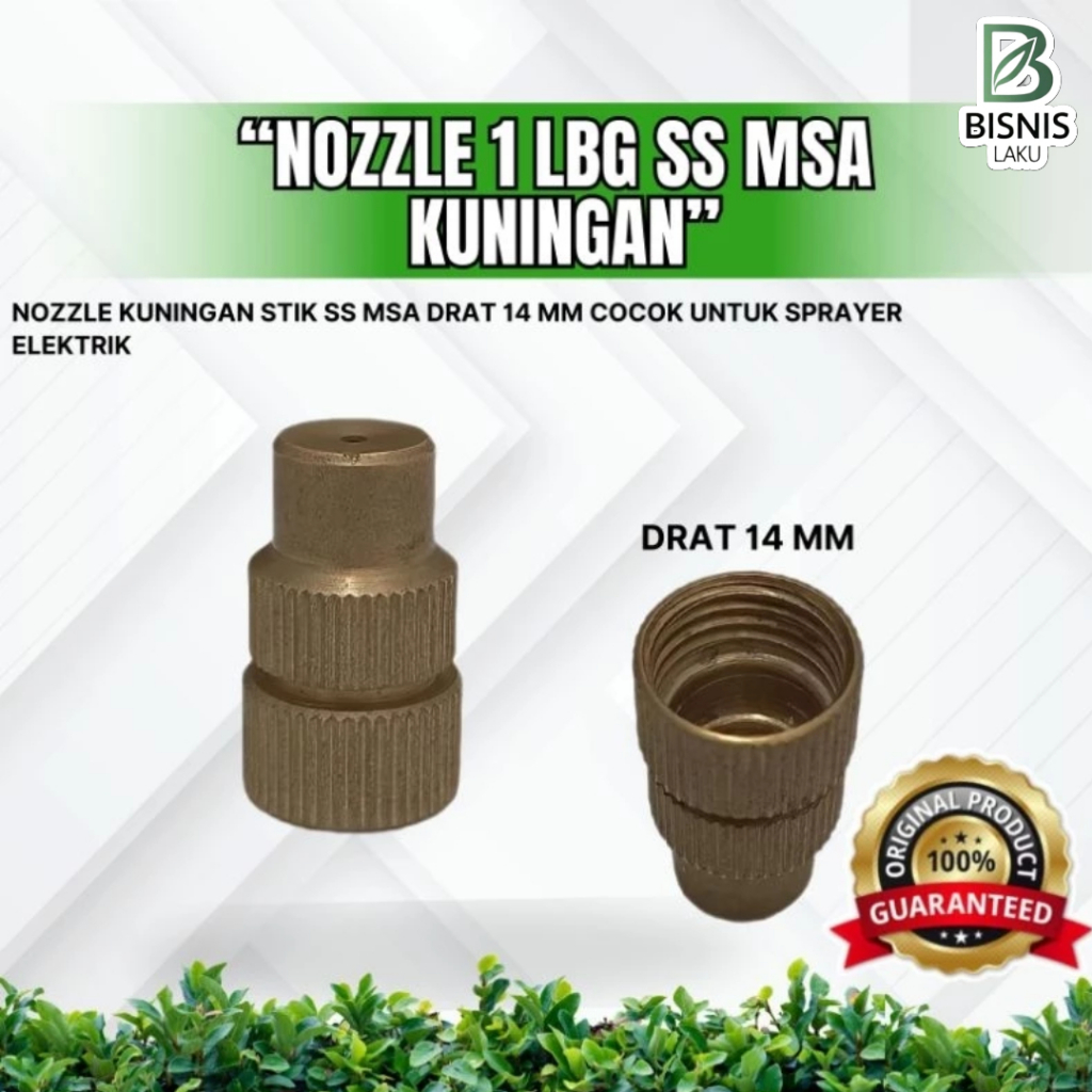 NOZZLE SPUYER KUNINGAN LUBANG 1 IMPORT/Nozzle / Spuyer Stik Sprayer Elektrik Kuningan Lubang 1
