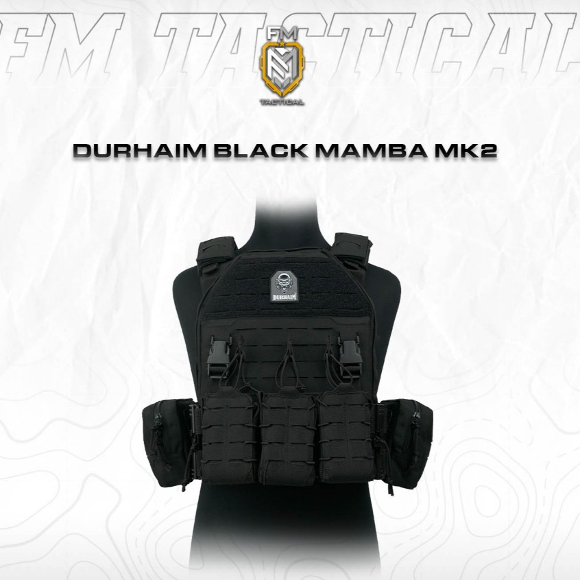 BODYVEST DURHAIM BLACK MAMBA MK2/ROMPI DURHAIM ORIGINAL