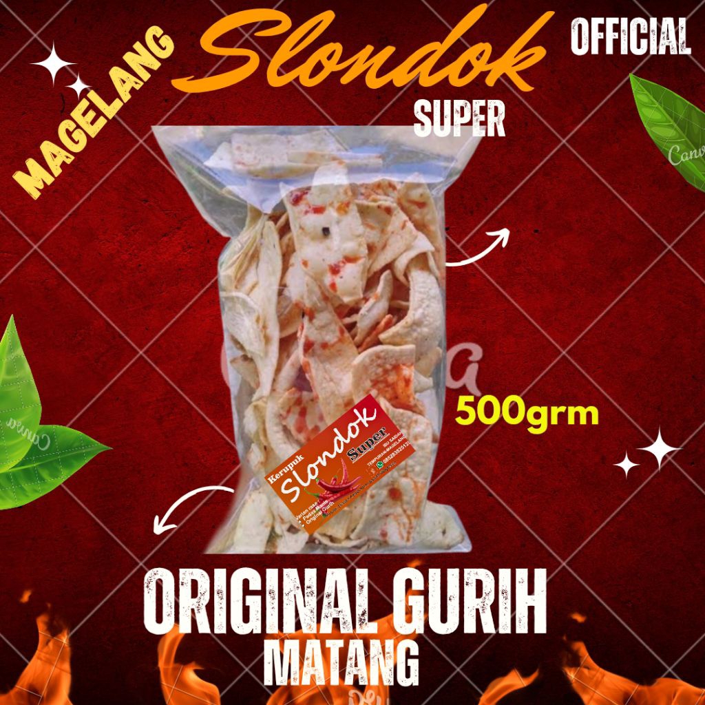 

SLONDOK ORIGINAL GURIH MATANG KEMASAN 500GRAM