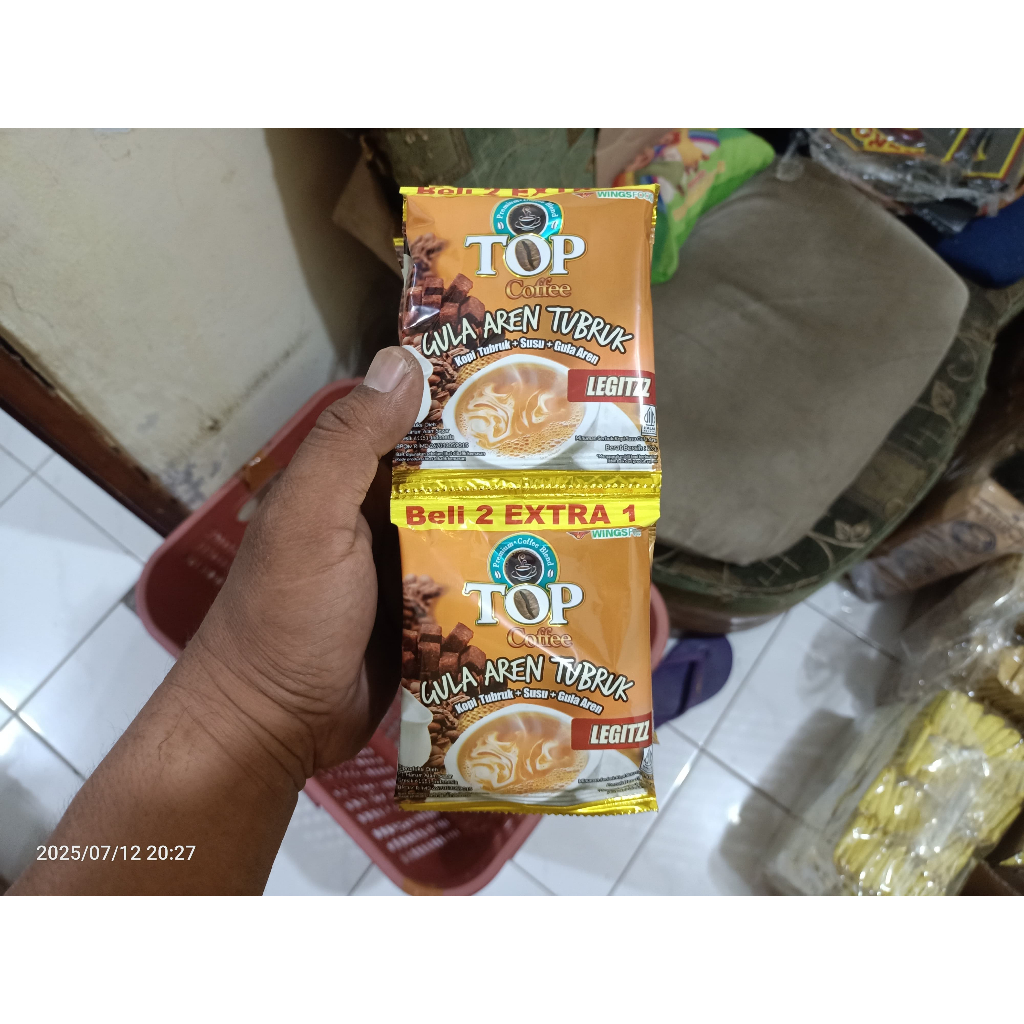 

15 SASET TOP Kopi Susu Gula Aren TUBRUK LEGITZZ 3in1 Instant Coffee Sachet 27gr