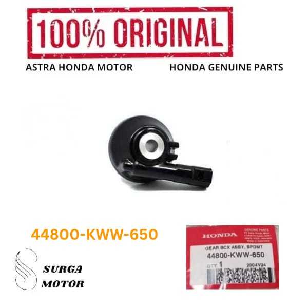 Gear Gir Box Speedometer  Spido Motor Honda Revo 110 New 44800KWW650 44800-KWW-650 Box Assy Spedo or
