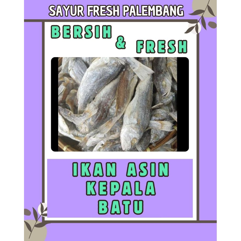 

IKAN ASIN KEPALA BATU - INSTAN PALEMBANG
