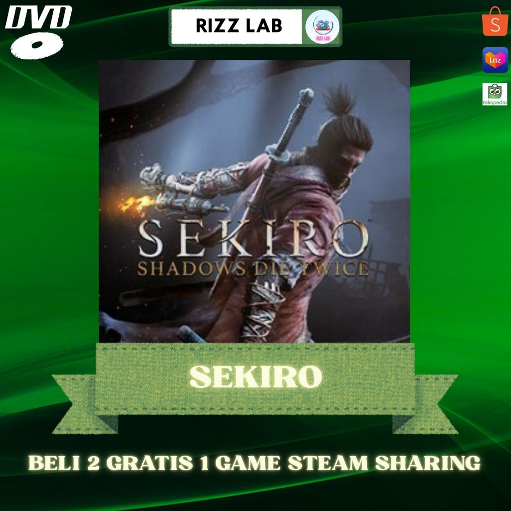 Sekiro Shadow Die Twice CD DVD Games PC