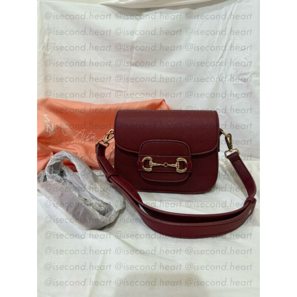 SNY x Aita Christina limited Edition Jackson Maroon Bag
