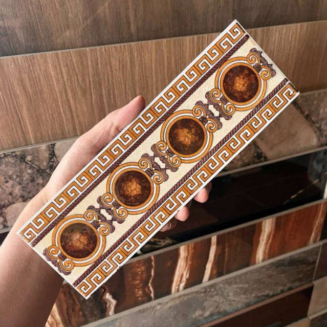 list keramik dinding 8x25 | lis keramik 8x25 barca Brown