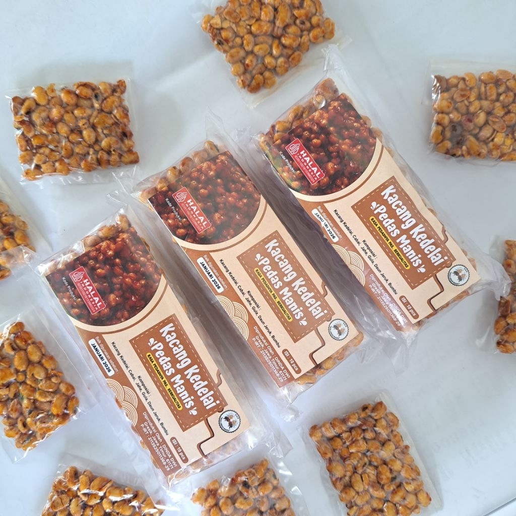 

3 Pack Kedelai Pedas Manis - Camilan Kacang Nikmat