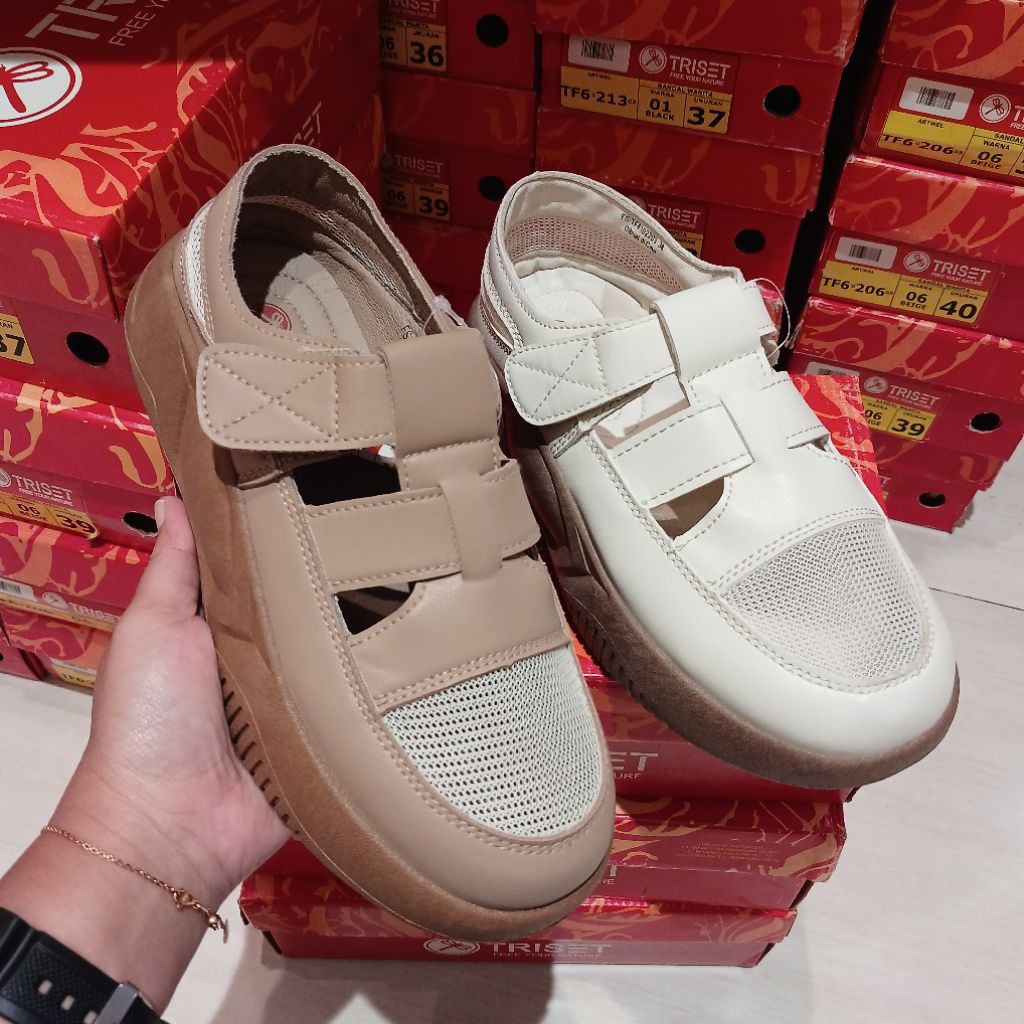 sepatu wanita slip on TRISET❗️ori matahari
