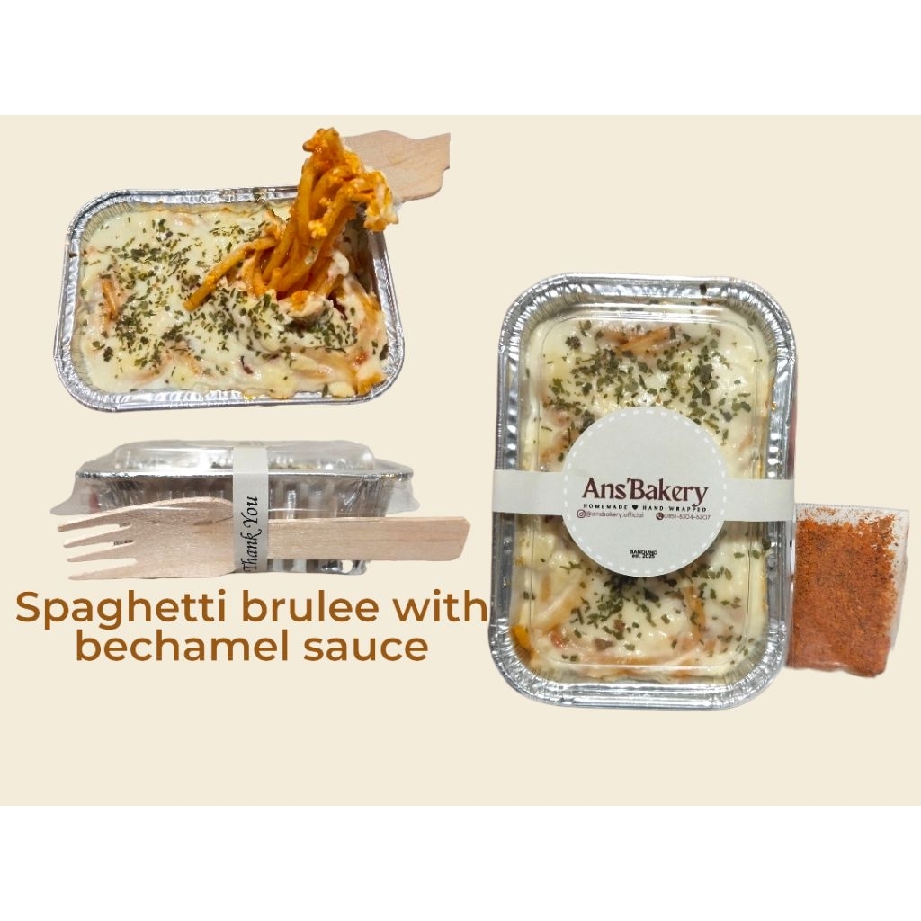 

Ans'Bakery Spaghetti Brulee with Creamy Cheese