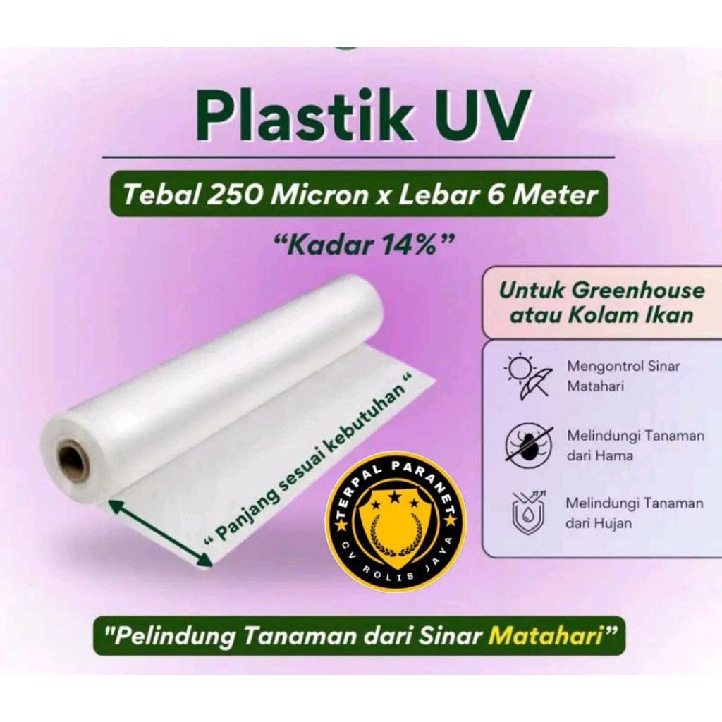 terpal plastik bening uv 200 micron 3x3 3x4 3x5 3x6 3x7 3x8 3x9 3x10 plastik uv bening TRANSPARAN
