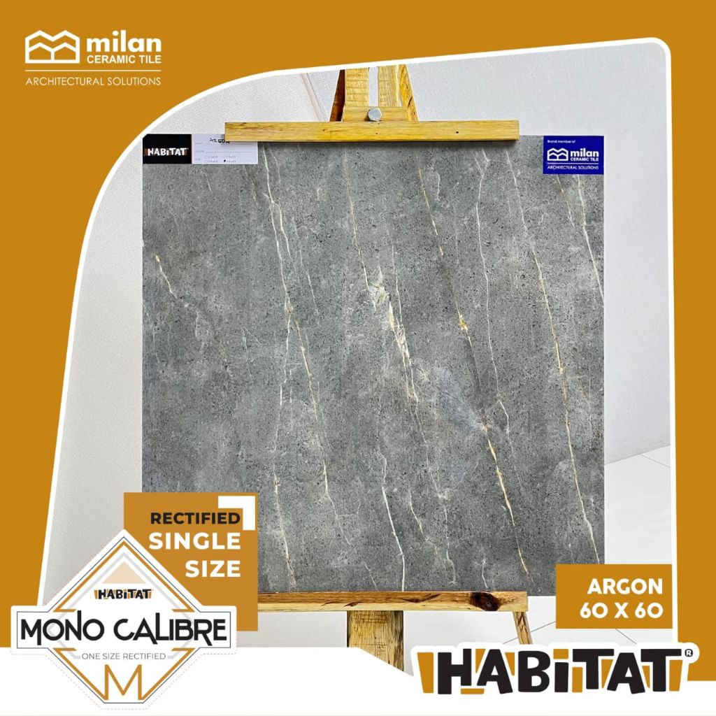 keramik cutting 60x60 Argon glossy brand habitat