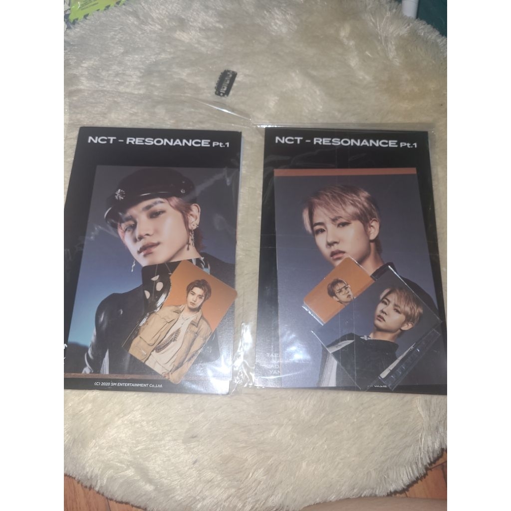 taeyong renjun nct 127 dream postcard photo frame photocard set sealed