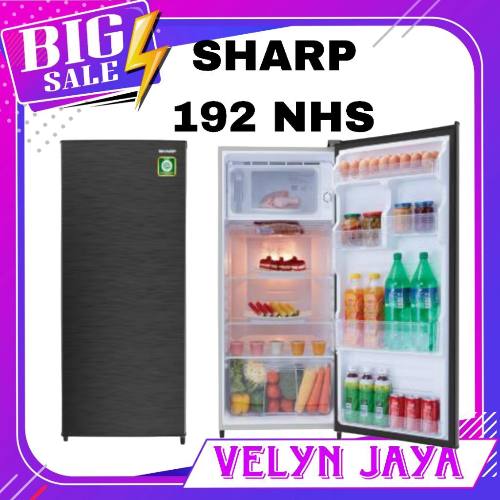 Kulkas sharp 1 pintu 192 nhs kulkas 2 pintu sharp 192nhs