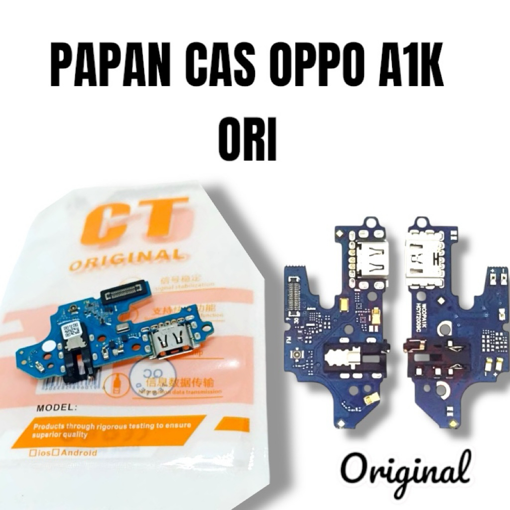 PAPAN CAS / CONNECTOR CHARGER OPPO A1K  ORI PAPAN KONEKTOR CAS PCB BOARD FLEXIBLE CAS OPPO A1K