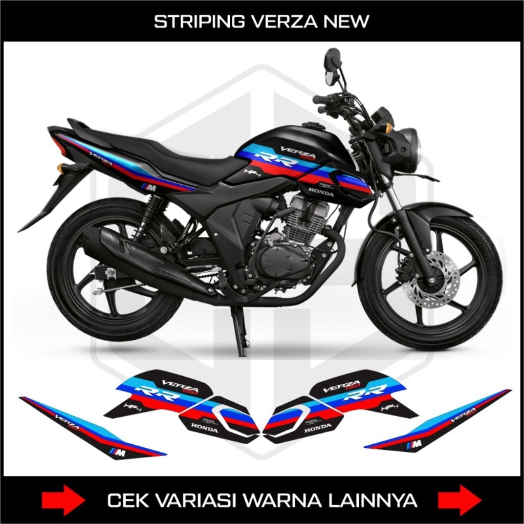 Striping Stiker Cb 150 Verza New / Decal Sticker Honda Verza New Kepala Bulat / Aksesoris Cb verza