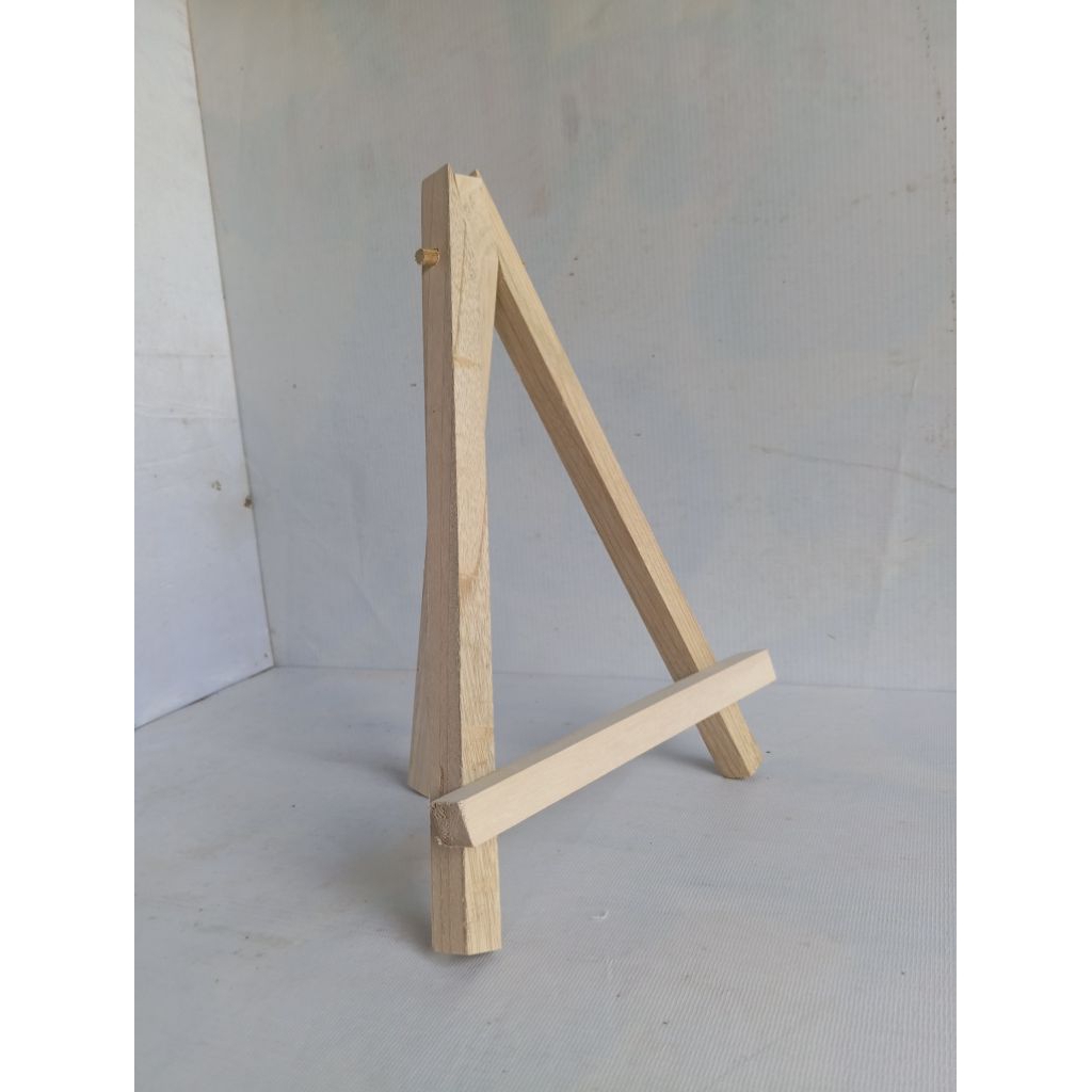 

EASEL MEJA, 30cm Kayu Waru, Langsung Pengrajin