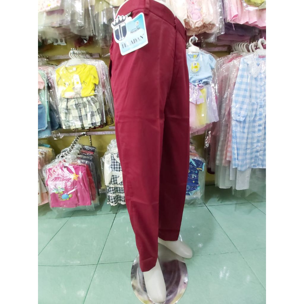 Celana Merah Panjang SD merk TELADAN/Seragam Celana SD/SERAGAM SEKOLAHTELADAN /SERAGAM SD