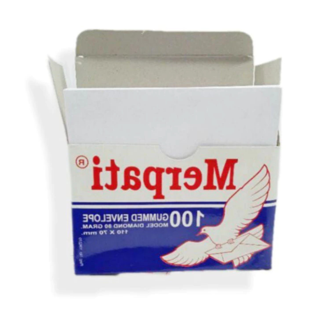 

Urbanpoint Amplop Kecil Putih Polos Merpati 100 Lembar