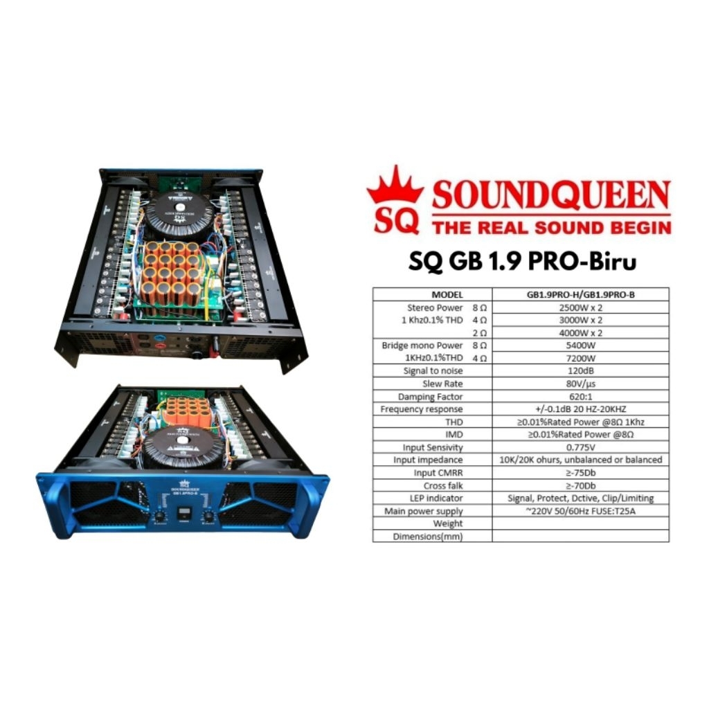 Power soundqueen SQ GB 1.9 PRO power GB SQ gb1.9pro