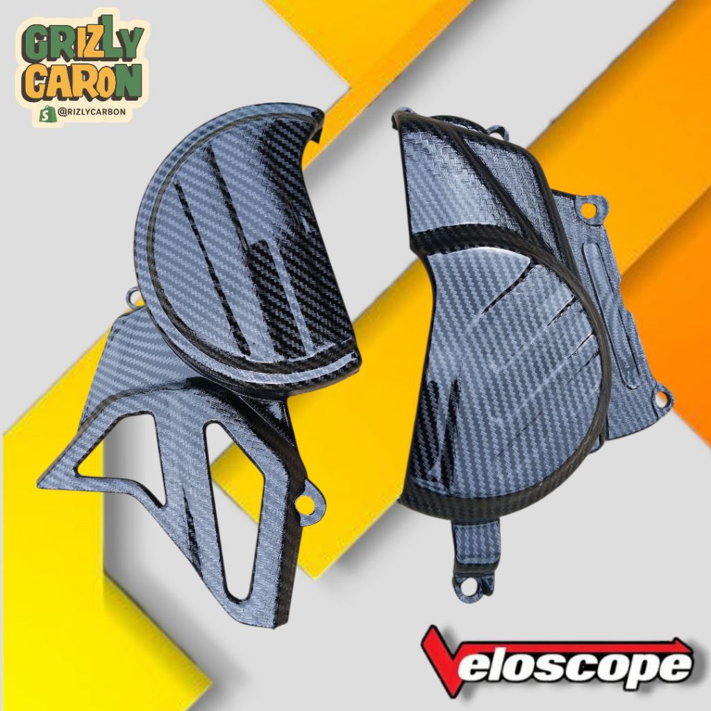 COVER ENGINE BLOK HONDA CRF CARBOB WTF COVER TUTUP BAK MESIN CRF 150 CARBON WTF