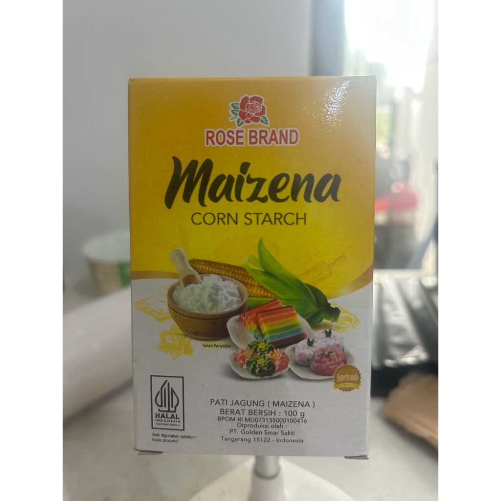 

Maizena pati jagung Rose Brand 100gr