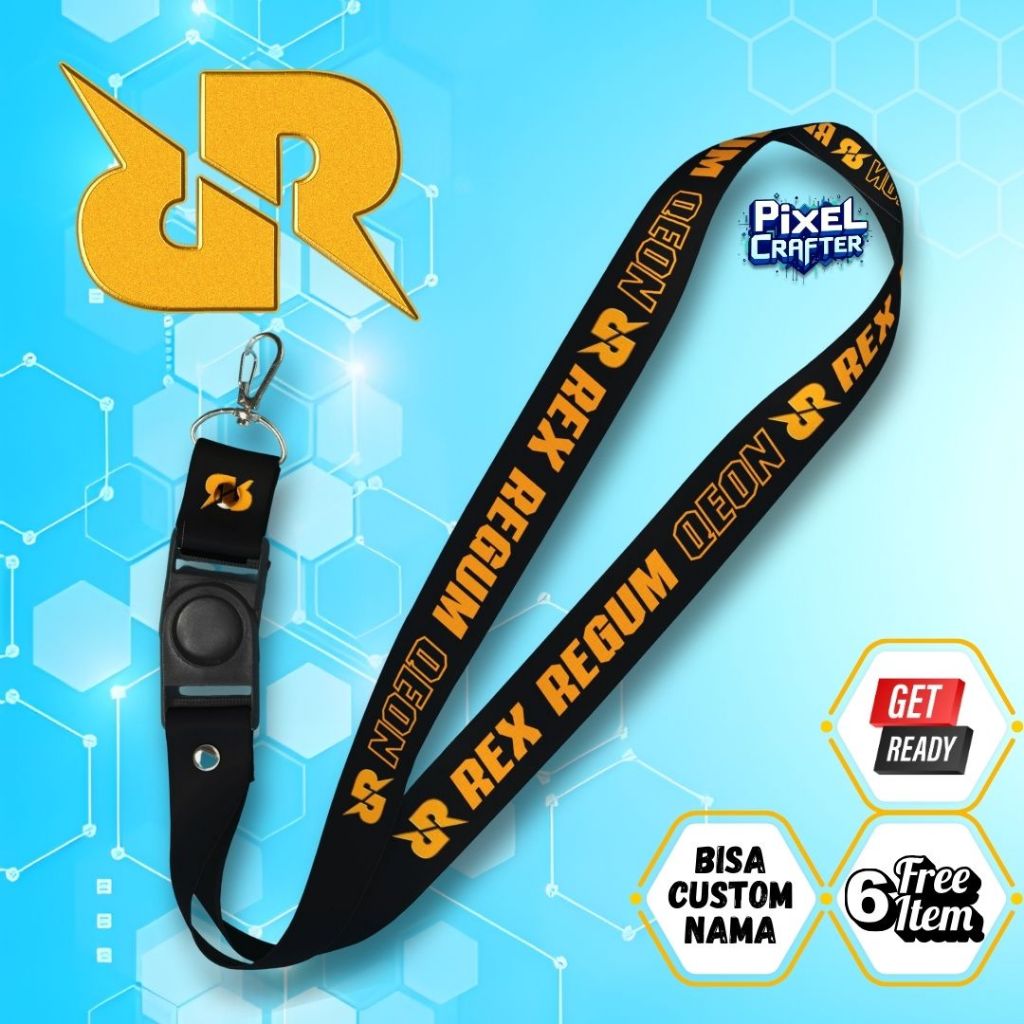 

CUSTOM NAMA LANYARD RRQ HITAM | GANTUNGAN HP | GANTUNGAN P0D | GANTUNGAN KUNCI | GANTUNGAN ID CARD