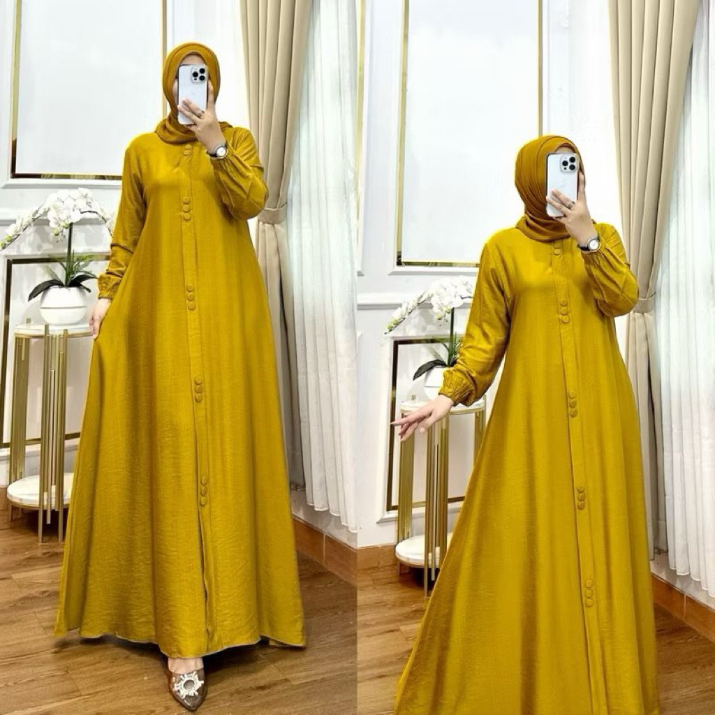 Gamis Safira Dress Premium Kualitas Terbaik