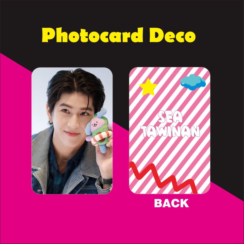 Photocard Sea Tawinan laminasi