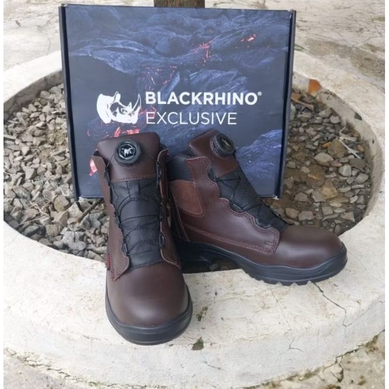 Sepatu Safety Black Rhino 0608 LS BRE Exclusive Safety Shoes