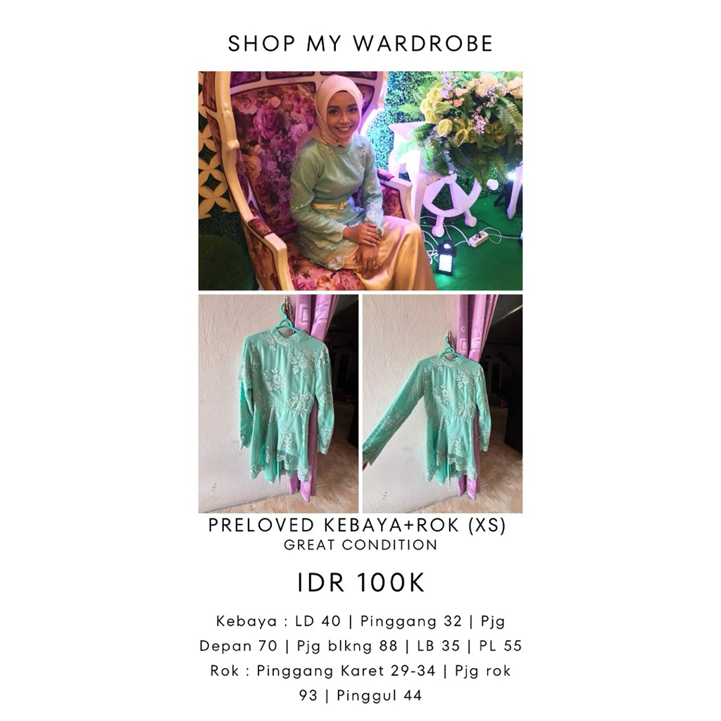 Preloved Kebaya + Rok