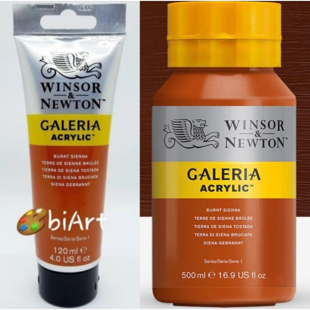 

Cat Akrilik Galeria Acrylic Colour 500ml / 120ml Burnt Sienna Winsor & Newton