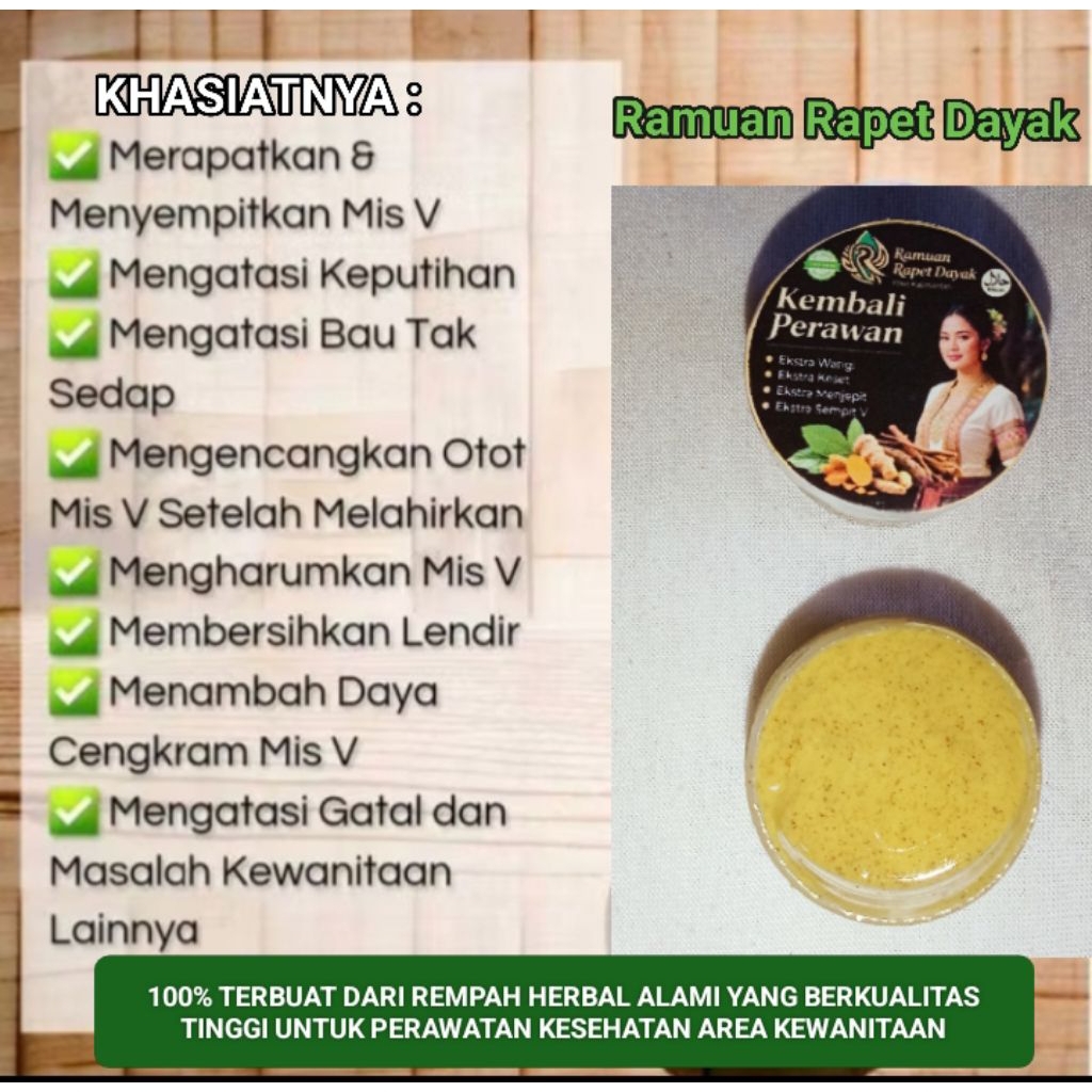 RAMUAN DAYAK KHAS KALIMANTAN PRIMIUM