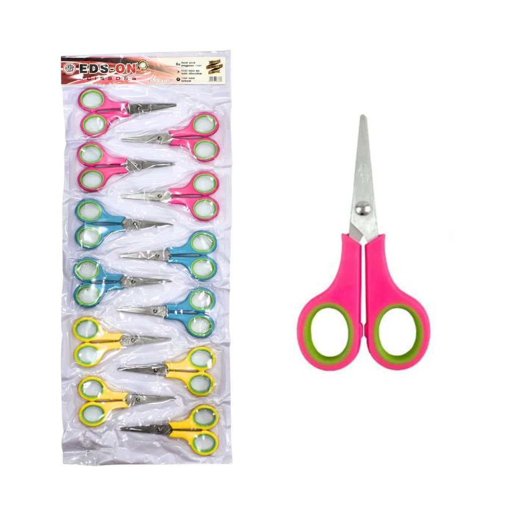 

1 LSN / 12 Pcs Gunting EDS-ON 145 Renteng 12cm