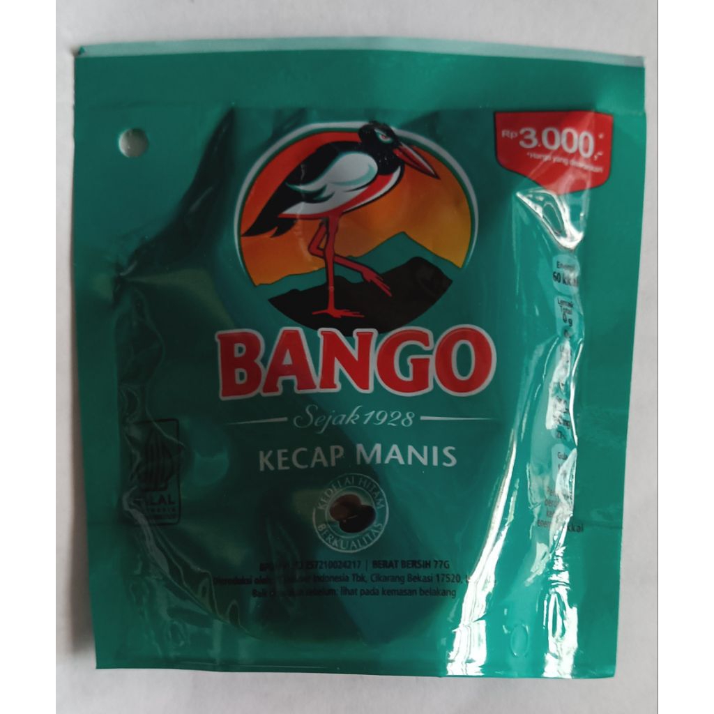 

Kecap BANGO kemasan ekonomis 77g