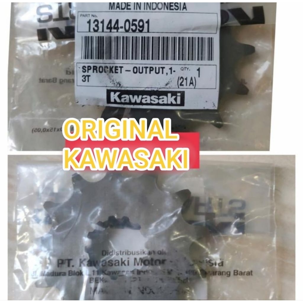 gear gir depan KLX 230 KLX230 KLX 230R ukuran 13T original