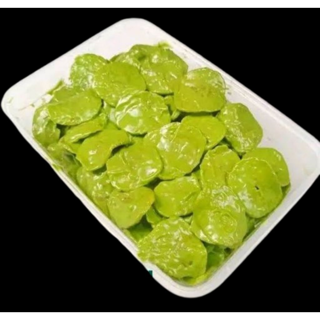 

Keripik pisang lumer rasa greentea