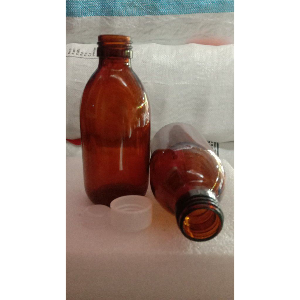 

botolkaca coklat 200ml/bode/amber