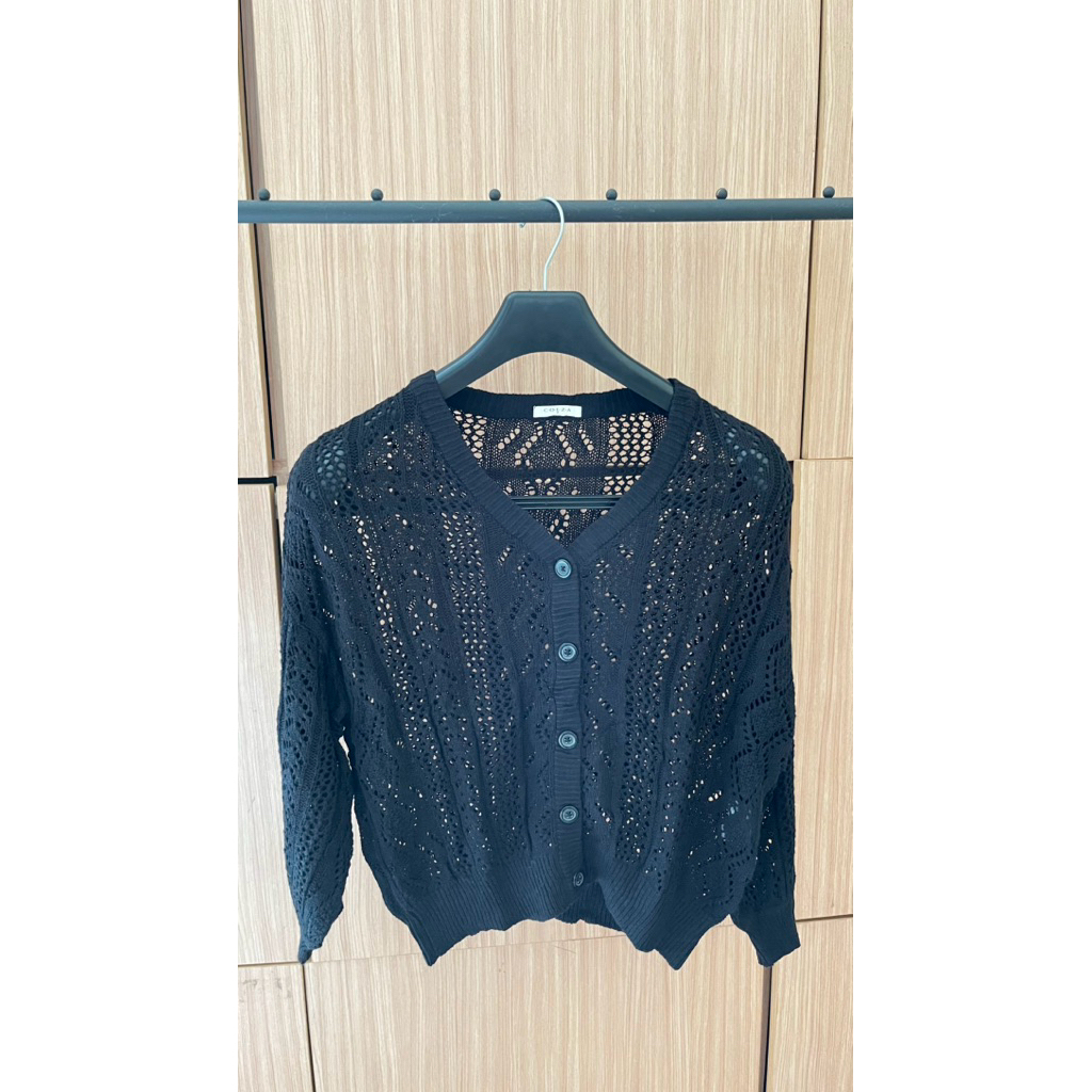 Cardigan Colza Neck Crop