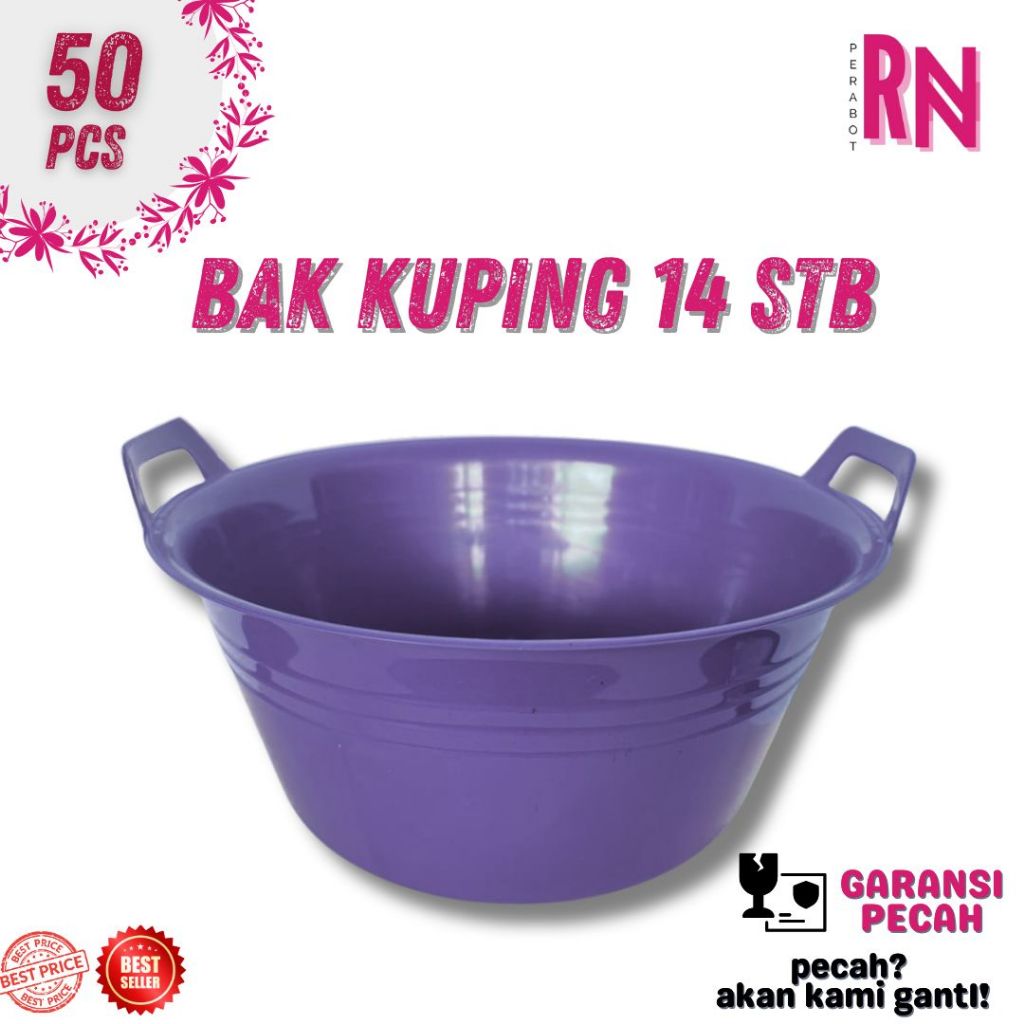 PAKET HAJATAN BAK KUPING 14/ BAK PLASTIK / BAK SERBAGUNA / BASKOM BESAR HAJATAN