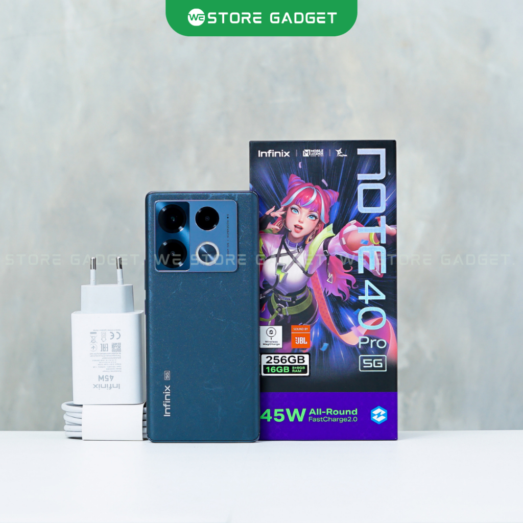 INFINIX NOTE 40 PRO 5G 8/256GB SECOND FULLSET ORIGINAL