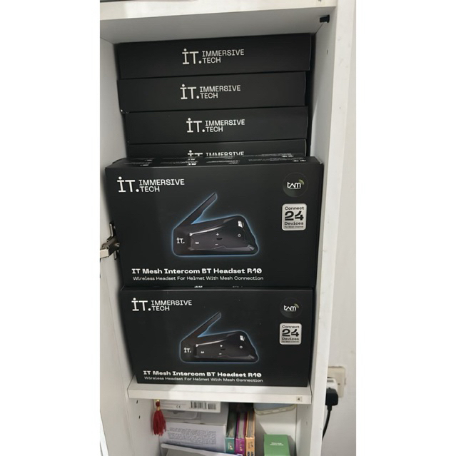 Intercom It R10 Mesh bluetooth headset helm