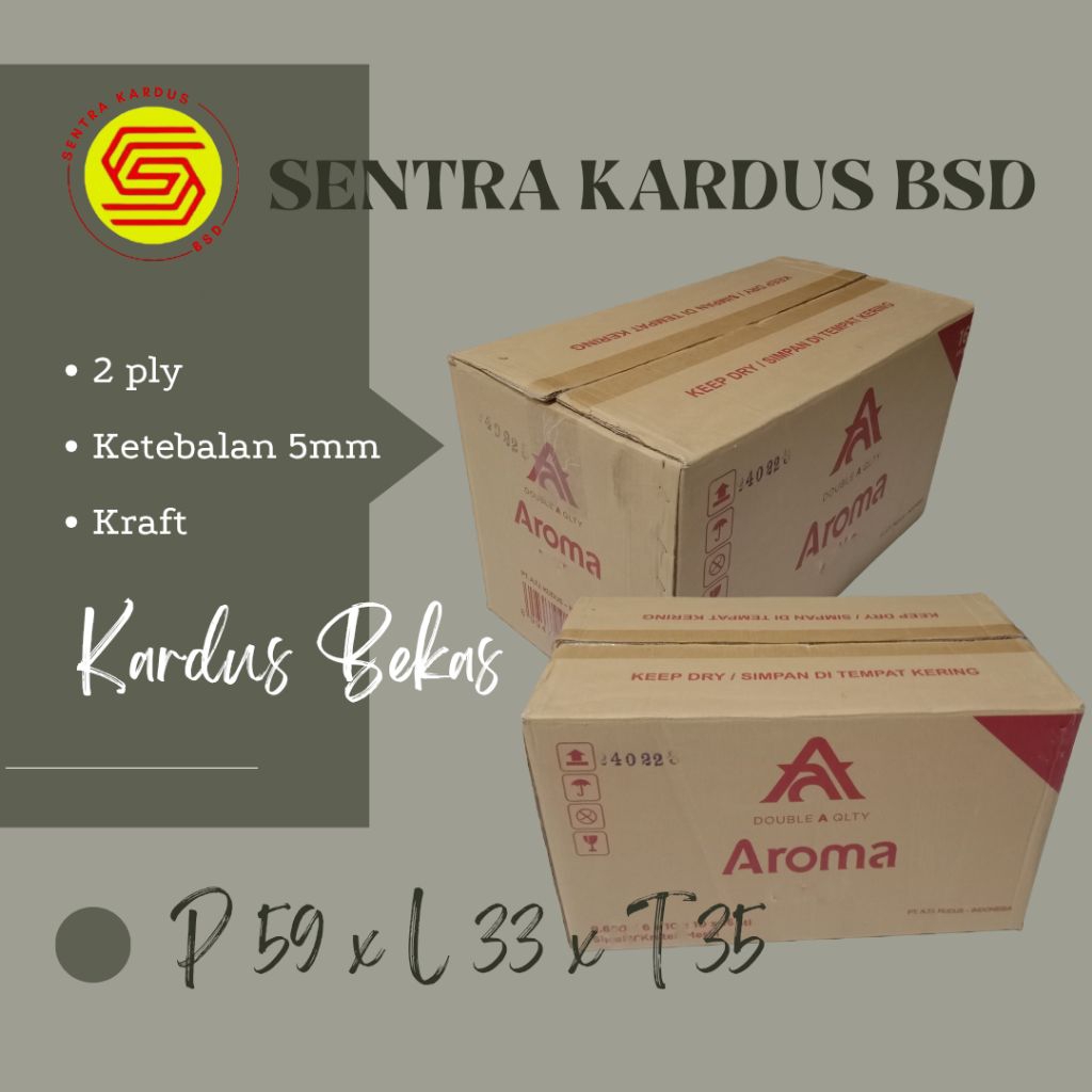 

Kardus Besar / Jumbo Untuk Packing / Pindahan P59 x L33 x T35