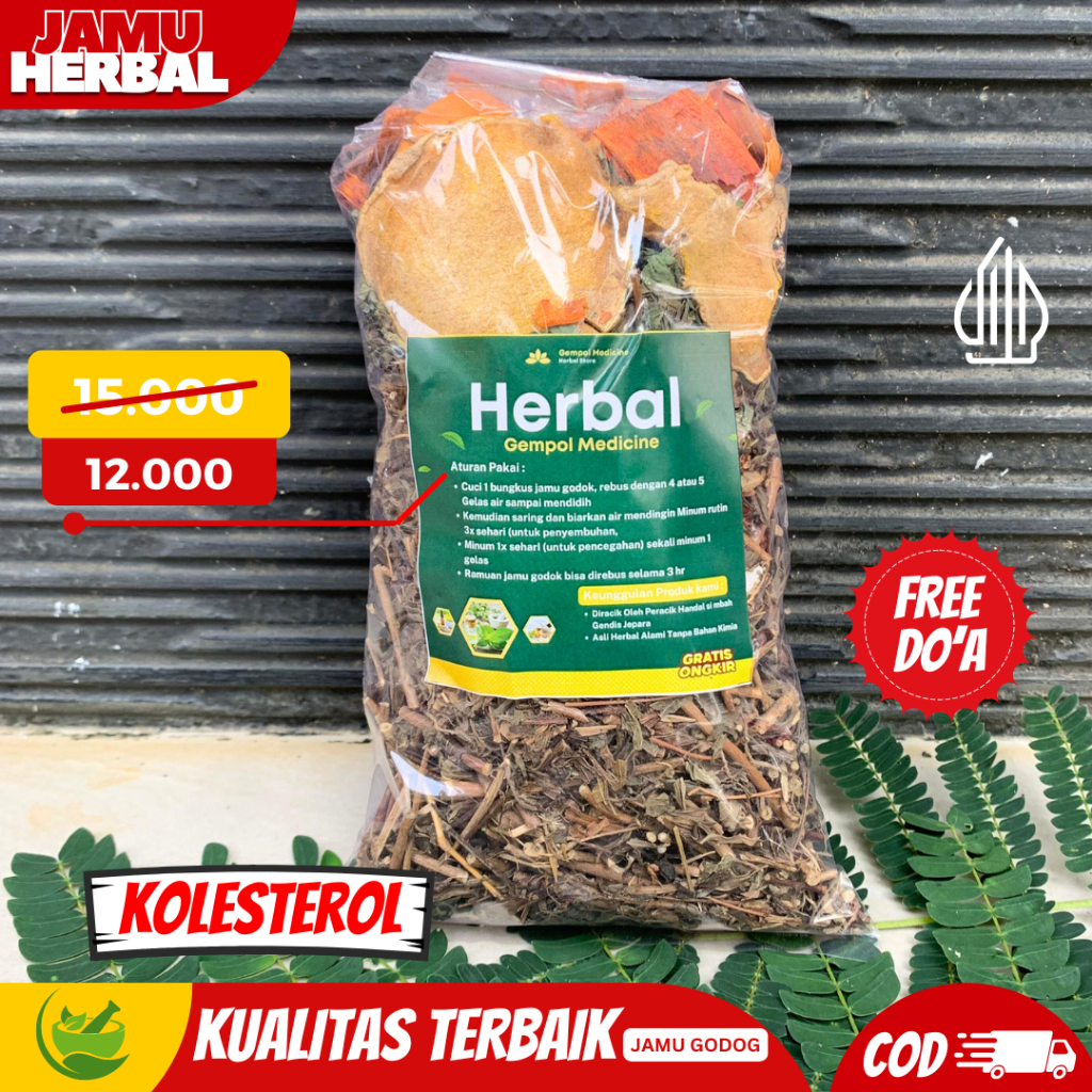 

(COD) JAMU KOLESTEROL AMPUH HERBAL / JAMU GODOKAN KOMPLIT KOLESTEROL JAHAT / KOLESTEROL MANJUR