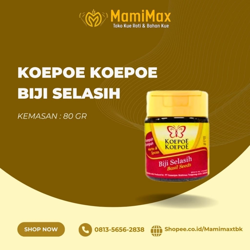 

KOEPOE KOEPOE BIJI SELASIH 50 GRAM